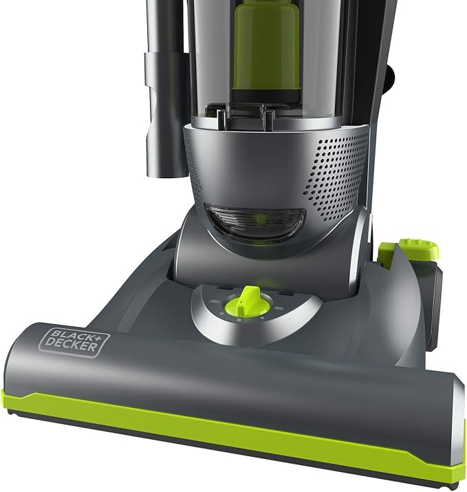 Bagless Upright Vacuum Cleaner with Anti-Allergen HEPA Filer, Corded 1,200 Watt Motor & 5-Position Carpet Height Settings
