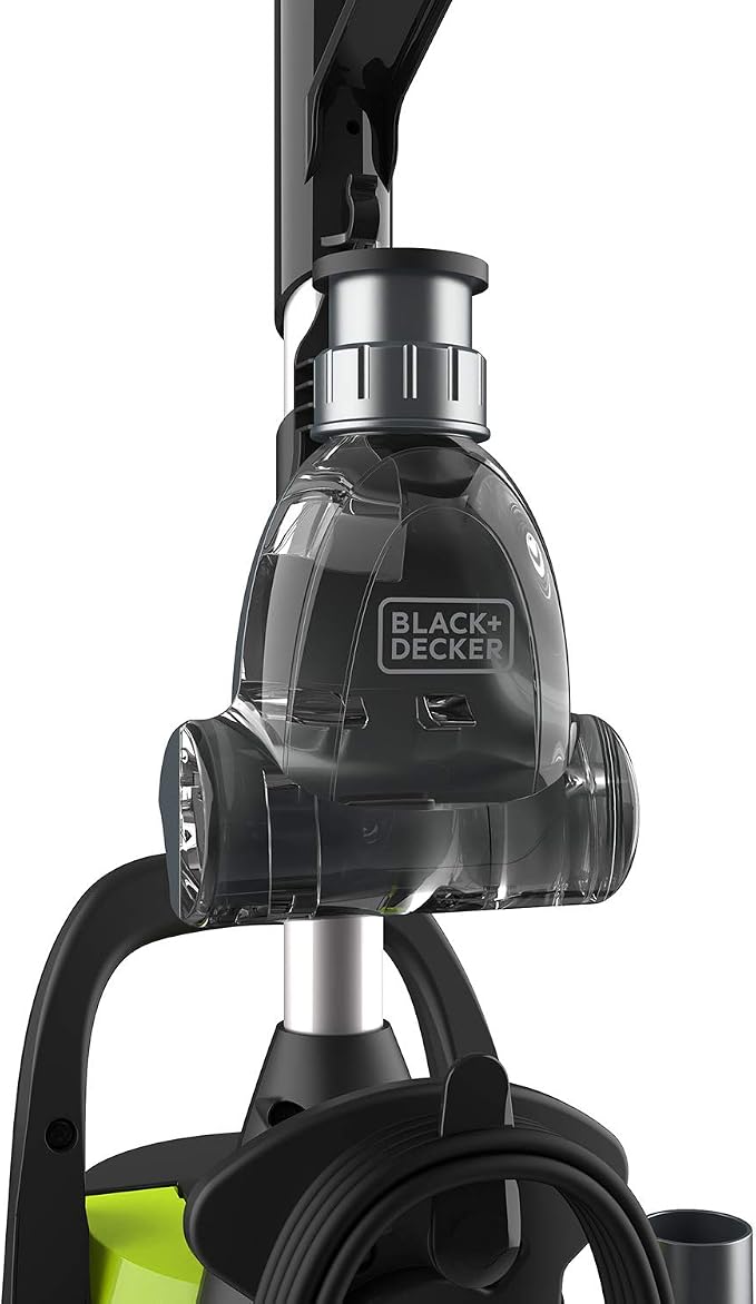 Bagless Upright Vacuum Cleaner with Anti-Allergen HEPA Filer, Corded 1,200 Watt Motor & 5-Position Carpet Height Settings
