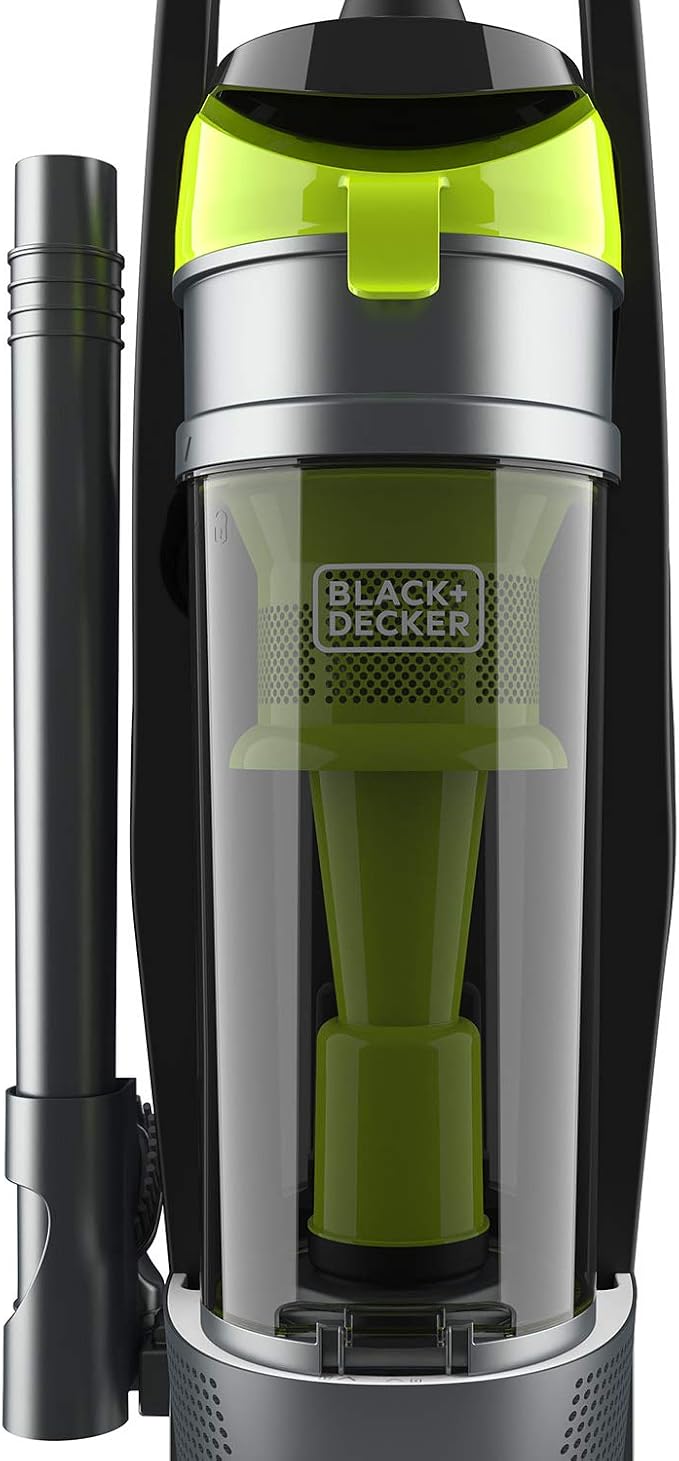 Bagless Upright Vacuum Cleaner with Anti-Allergen HEPA Filer, Corded 1,200 Watt Motor & 5-Position Carpet Height Settings