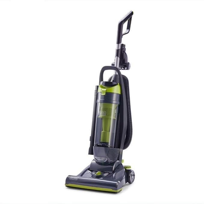 Bagless Upright Vacuum Cleaner with Anti-Allergen HEPA Filer, Corded 1,200 Watt Motor & 5-Position Carpet Height Settings