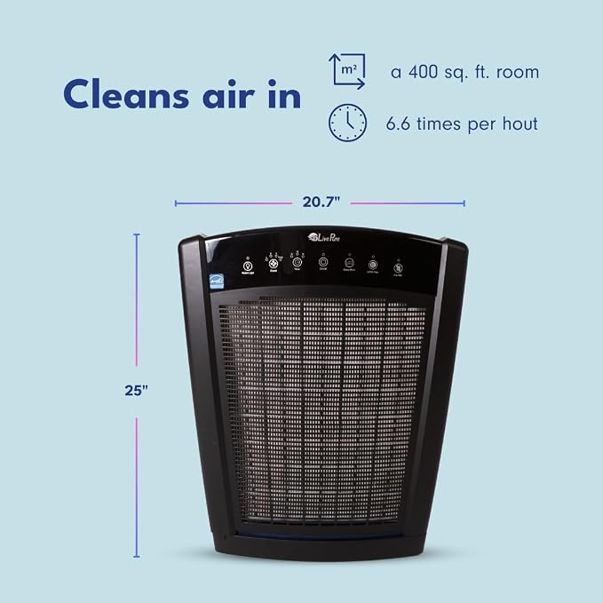 Bali Series Multi-Room Whole House Large Console Air Purifier, True HEPA Filter Captures Allergens, Smoke, Mold, Pollen