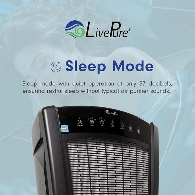 Bali Series Multi-Room Whole House Large Console Air Purifier, True HEPA Filter Captures Allergens, Smoke, Mold, Pollen