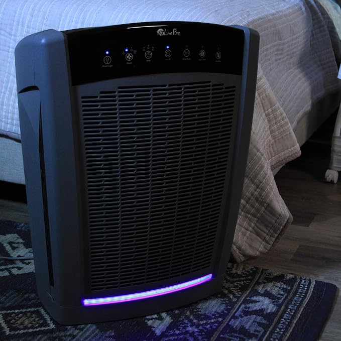 Bali Series Multi-Room Whole House Large Console Air Purifier, True HEPA Filter Captures Allergens, Smoke, Mold, Pollen