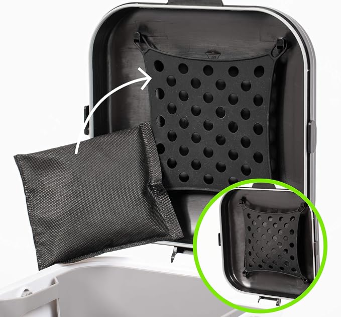 Bamboo Charcoal Deodorizer Bag for Litter Disposal Box/Diaper Pails (4 Pack), alternate product view 3