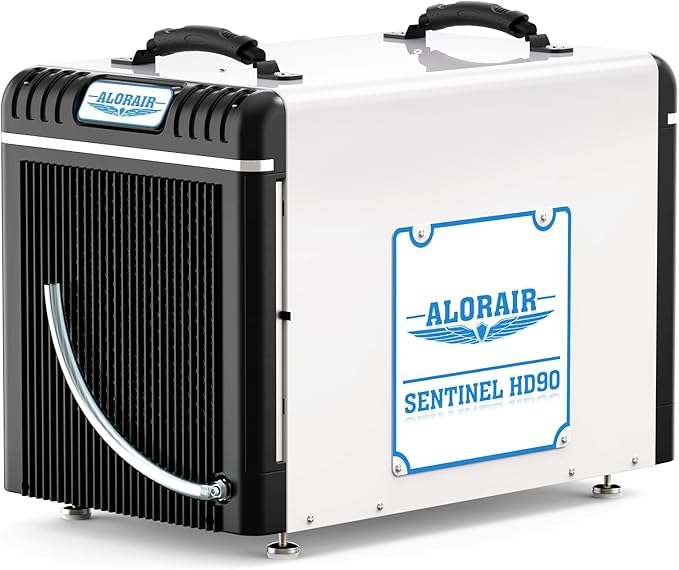 Basement/Crawl Space Dehumidifiers 198 Pint (Saturation), 90 PPD (AHAM), Auto Defrosting System, Commercial Dehumidifier