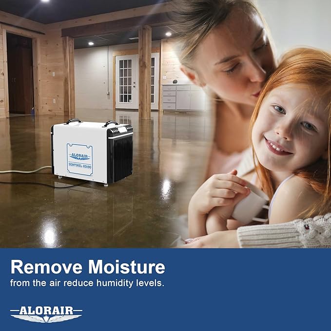 Basement/Crawlspace Dehumidifiers 198 PPD (Saturation), 90 Pints (AHAM), 5 Years Limited Warranty, Condensate Pump, alternate