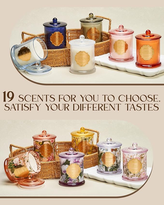Basil Ginger Scented Candles, Plant-Based Soy Candles made from natural materials Soot-Free, alternate product view 8