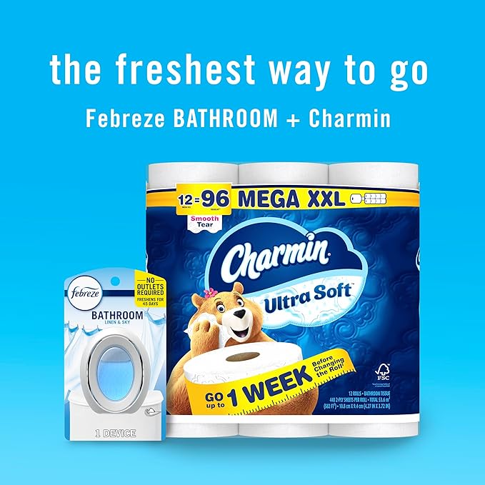Bathroom Air Freshener, Odor-Fighting, Plug In Alternative, Air Fresheners for Home and Bathroom and Kitchen, alternate