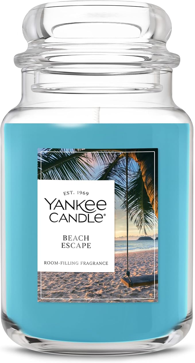 Beach Escape, Scented Candle, 22oz Large Jar with up to 150 Hour Burn Time, Giftable, product image
