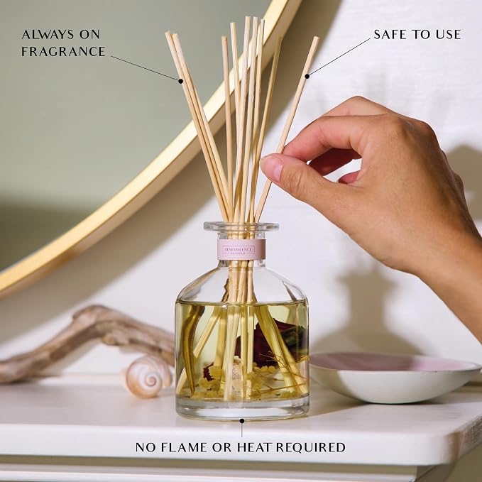 Beach Rose Gift Box | Candle, Room Spray & Reed Diffuser | Rose & Sandalwood | Elegant Home Fragrance | Ready for Gifting