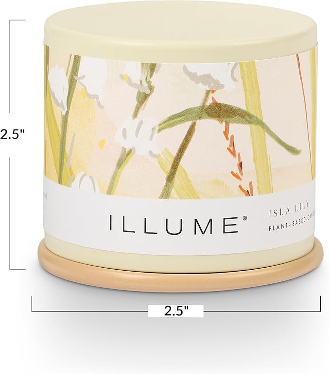 Beautifully Done Demi Vanity Tin Candle, Isla Lily, alternate product view 5