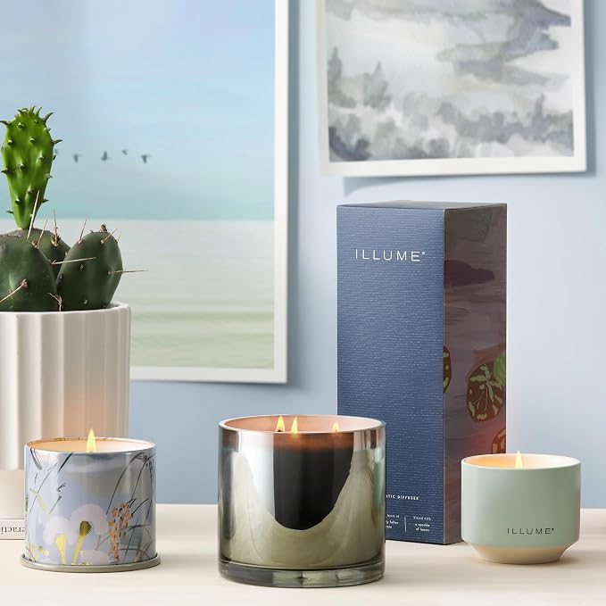 Beautifully Done Essentials Fresh Sea Salt Demi Vanity Tin Scented Candle, alternate product view 8