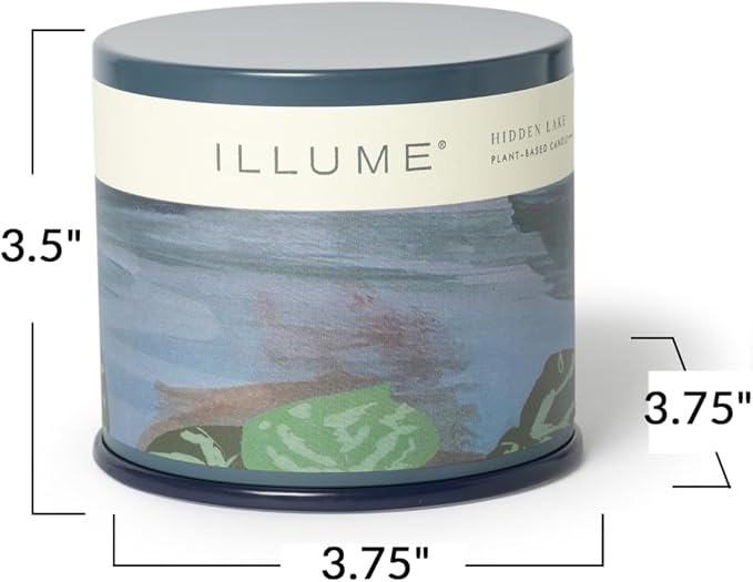 Beautifully Done Essentials Hidden Lake Vanity Tin Scented Soy Candle, alternate product view 3
