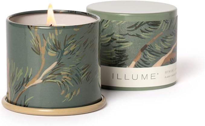 Beautifully Done Essentials Hinoki Sage Demi Vanity Tin Scented Candle, alternate product view 6
