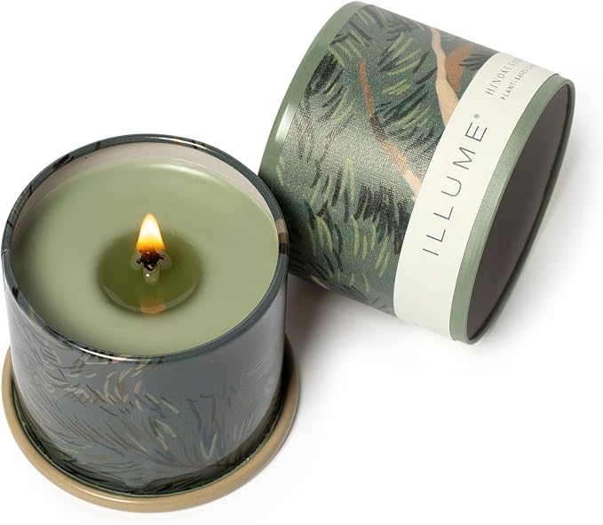 Beautifully Done Essentials Hinoki Sage Demi Vanity Tin Scented Candle, alternate product view 7