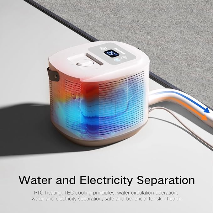 Bed Cooling System with Portable Cooling Mattress & Heater 54-115 °F, Safe Water Circulation, Low Energy, Quiet, alternate