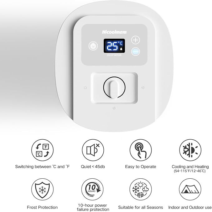 Bed Cooling System with Portable Cooling Mattress & Heater 54-115 °F, Safe Water Circulation, Low Energy, Quiet, alternate