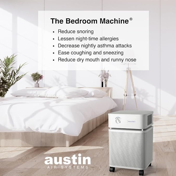 Bedroom Machine Midnight Blue - Advanced 5 -Stage Filtration HEPA Air Purifiers For Home with Activated Carbon & Zeolite