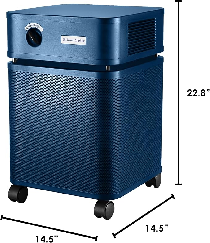 Bedroom Machine Midnight Blue - Advanced 5 -Stage Filtration HEPA Air Purifiers For Home with Activated Carbon & Zeolite