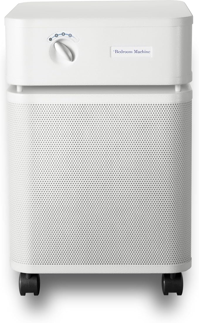Bedroom Machine White - Advanced 5 - Stage Filtration Air Purifiers For Home with Activated Carbon & Zeolite - Ideal as Air