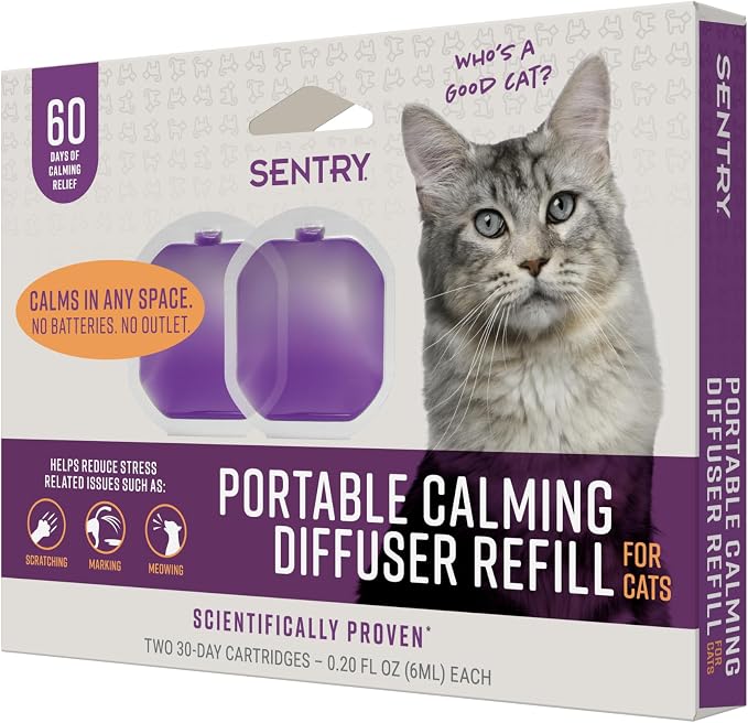 Behavior Portable Calming Diffuser Refill for Cats, Reduces Stress and Bad Behavior with Calming Phereomones, product image