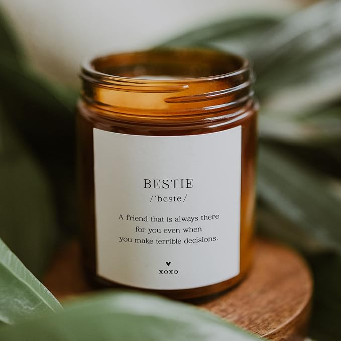 Bestie Candle Gift for Women. Unique -Friend Gifts, Lavender Handmade Scent 100% Soy Wax Perfect for Sister, alternate
