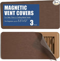 High Strength Magnetic Vent Covers for Home Ceiling, Metallic Air Vent Covers for Floor, Wall, Ceiling Steel