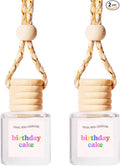Birthday Cake Car Air Hanging Fragrance Oil Diffuser, Air Freshener for Essential Oils, Scents Aromatherapy Automobile