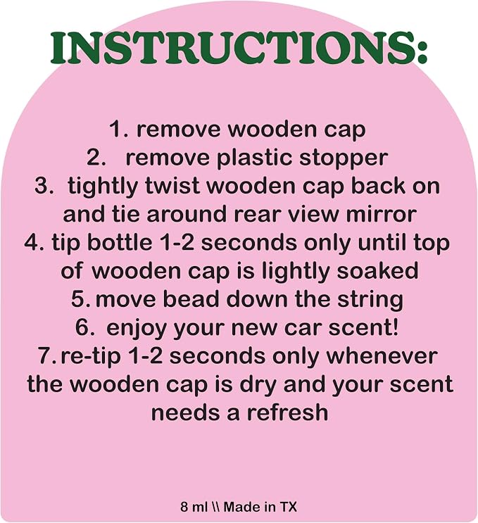 Birthday Cake Car Air Hanging Fragrance Oil Diffuser, Air Freshener for Essential Oils, Scents Aromatherapy Automobile