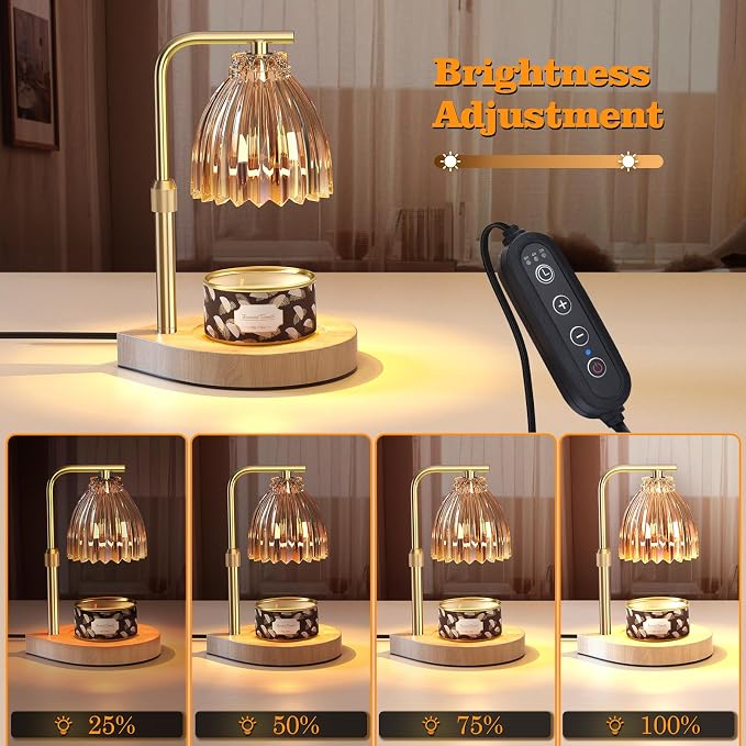 Birthday Gifts for Women Candle Warmer Lamp with Adjustable Height, Timer & Dimmer, Birthday Gifts for Women, alternate