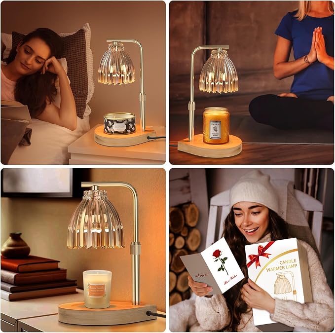 Birthday Gifts for Women Candle Warmer Lamp with Adjustable Height, Timer & Dimmer, Birthday Gifts for Women, alternate