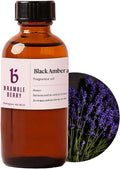 Black Amber and Lavender Fragrance Oil 2 oz | Warm Herbal Scent for Soap, Candles, product image