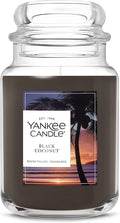 Black Coconut, Scented Candle, 22oz Large Jar with up to 150 Hour Burn Time, Giftable, product image