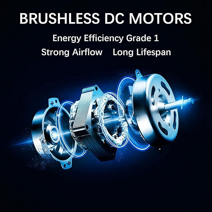 Bladeless Cooling Fan, 22 inch Tower Fan, 80° Oscillating Pedestal Fan with Remote Control, 8 Speeds, 8H Timer, LED Display