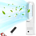 Bladeless Fan for Bedroom,Tower Cooling Fan,20dB Quiet,Standing Fans with Remote,Touch, LED Display Installation Free