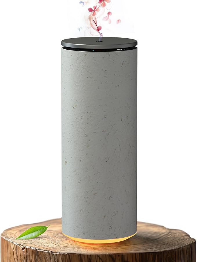 Bliss Waterless Diffuser for Essential Oils, Pure Aroma Zero Water, Cordless 10-hr Battery Operated Oil Diffuser Machine