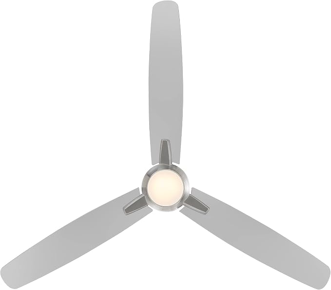 Blitzen 3-Blade Aluminum Smart Ceiling Fan in Brushed Nickel, alternate product view 7