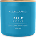 Blue Agave Scented Jar Candle, Pop of Color Collection, 3 Wick, 14.5 oz - Up to 60 Hours Burn, product image