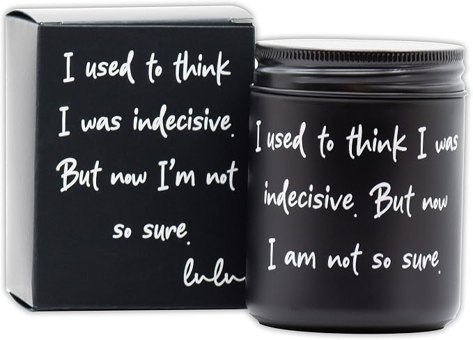 | Blue Citrus | Funny Gifts Scented Soy Jar Candle | Hand Poured in The USA | Highly Scented & Long Lasting (8, product image