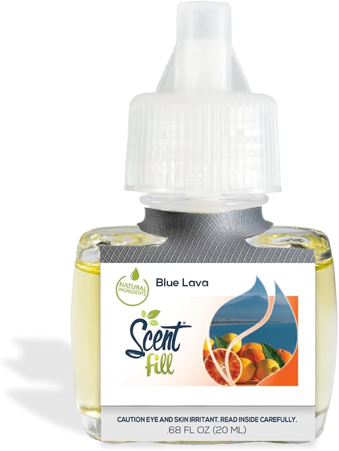 Blue Lava Plug in Air Freshener, 4 Scented Oil Refills, alternate product view 4