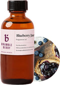 Blueberry Jam Fragrance Oil 2 oz | Sweet Berry Scent with Almond, Citrus & Demerara Sugar for Soap Making, Candles, Lotion, &