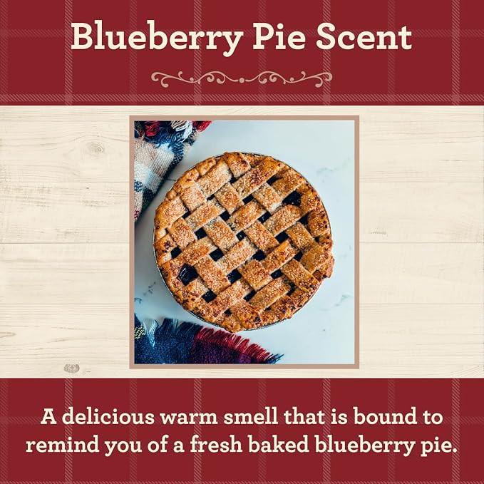 Blueberry Pie Scented Mason Jar Candle, 100 Hour Burn Time, 13 Ounces, alternate product view 2