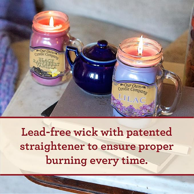 Blueberry Pie Scented Mason Jar Candle, 100 Hour Burn Time, 13 Ounces, alternate product view 5