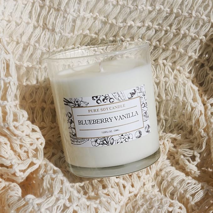 Blueberry Summer Candles for Home, Pet Safe Candles made from natural materials, House Decor Aesthetic, alternate product