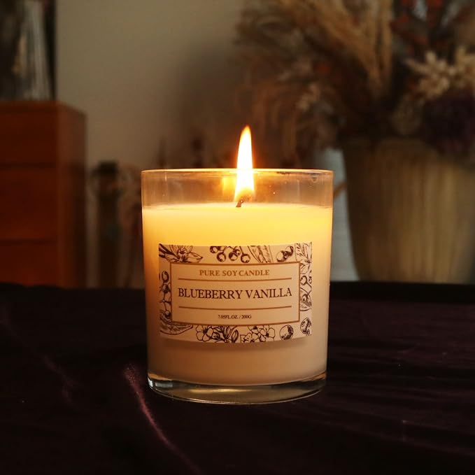 Blueberry Summer Candles for Home, Pet Safe Candles made from natural materials, House Decor Aesthetic, alternate product