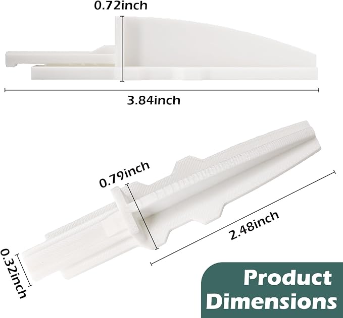 Box Fan Replacement Feet for 20" Box Fan Feet,Stronger Than Original,Anti-Tip Foot Set Accessory, 2 Sets of 2 Feet, 4