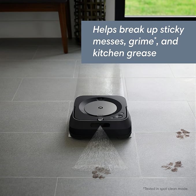 Braava Jet m6 6113 Ultimate Robot Mop - Wi-Fi Connected, Precision Jet Spray, Smart Mapping, Compatible with Alexa, Ideal for