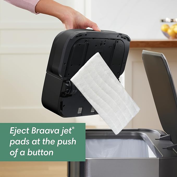 Braava Jet m6 6113 Ultimate Robot Mop - Wi-Fi Connected, Precision Jet Spray, Smart Mapping, Compatible with Alexa, Ideal for