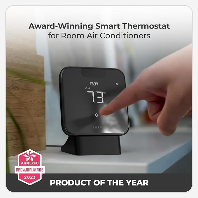 Breez Max Smart AC Controller | AHR Product of the Year WiFi Thermostat for Mini-Split, Window, Portable AC/Heat Pump |