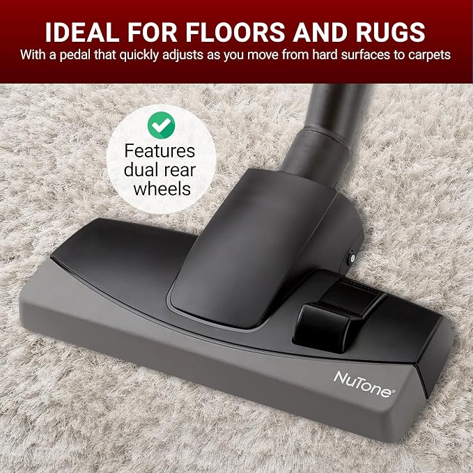 by CT140G Vacuum Brush for Carpets and Hard Floors – Lightweight, Easy Glide, Central Vacuum Accessories